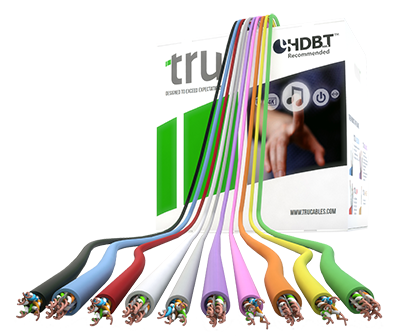 TruHD HDBaseT Recommended Cables Pull Box