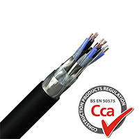 BS 5308/PAS 5308 Part 1 Type 1 Instrumentation Cable Individual & Collective Screen Unarmoured LSHF